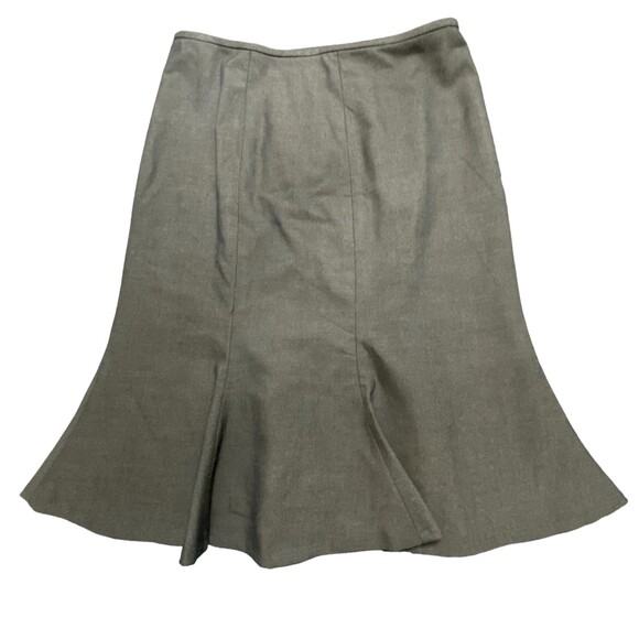 Anne Klein Women Dress Suit Mocha Brown Trumpet Skirt Zipper Size 4 - Picture 7 of 9